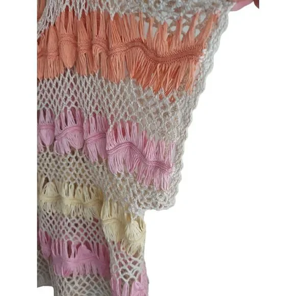 Roman's Multi Crochet Sheer Pullover - Picture 4 of 4